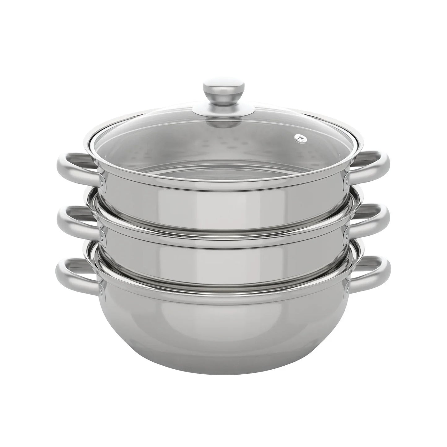 3-Tier Stainless Steel Steamer Cooker