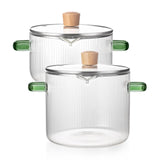 Heat-Resistant Clear Saucepan